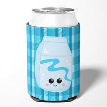 Load image into Gallery viewer, Blue Plaid and Milk Can or Bottle Hugger BB6846CC