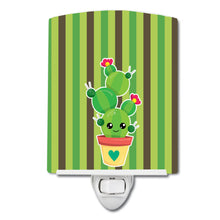 Load image into Gallery viewer, Cactus Stripe Ceramic Night Light BB6847CNL