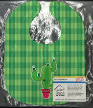 Load image into Gallery viewer, Cactus Plaid Baby Bib BB6848BIB