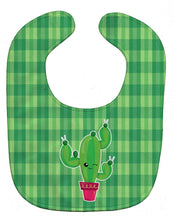 Load image into Gallery viewer, Cactus Plaid Baby Bib BB6848BIB