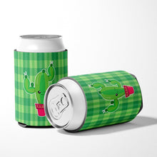 Load image into Gallery viewer, Cactus Plaid Can or Bottle Hugger BB6848CC