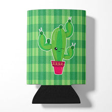 Load image into Gallery viewer, Cactus Plaid Can or Bottle Hugger BB6848CC