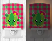 Load image into Gallery viewer, Cactus Peace Out Ceramic Night Light BB6849CNL