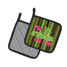 Load image into Gallery viewer, Cactus I'm Stuck on You Pot Holders - Set of 2 - Heat-Resistant Kitchen Essentials BB6851PTHD