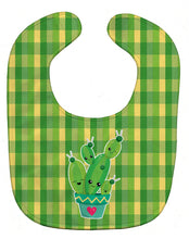 Load image into Gallery viewer, Cactus Striped Plaid Baby Bib BB6853BIB