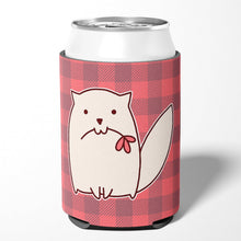 Load image into Gallery viewer, Cat Pink Plad Can or Bottle Hugger BB6854CC