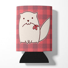 Load image into Gallery viewer, Cat Pink Plad Can or Bottle Hugger BB6854CC