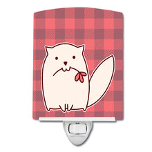 Load image into Gallery viewer, Cat Pink Plad Ceramic Night Light BB6854CNL