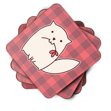 Load image into Gallery viewer, Cat Pink Plad Foam Coaster  BB6854FC