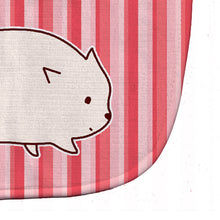 Load image into Gallery viewer, Cat Pink Stripes Baby Bib BB6855BIB