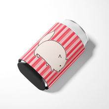 Load image into Gallery viewer, Cat Pink Stripes Can or Bottle Hugger BB6855CC