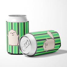 Load image into Gallery viewer, Cat Green Stripes Can or Bottle Hugger BB6856CC