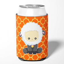 Load image into Gallery viewer, Sheep on Orange Quatrafoil Can or Bottle Hugger BB6872CC