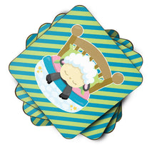 Load image into Gallery viewer, Sheep in Bed Foam Coaster  BB6876FC