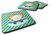 Load image into Gallery viewer, Sheep in Bed Foam Coaster  BB6876FC