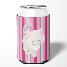Load image into Gallery viewer, Kitten Cat Pink and Gray Can or Bottle Hugger BB6878CC