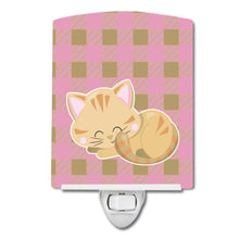 Load image into Gallery viewer, Kitten Sleeping Ceramic Night Light BB6880CNL