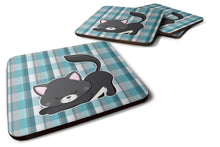 Load image into Gallery viewer, Little Black Cat Kitten Foam Coaster  BB6881FC