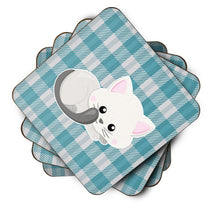 Load image into Gallery viewer, White Kitten Foam Coaster  BB6883FC