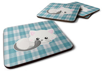 Load image into Gallery viewer, White Kitten Foam Coaster  BB6883FC