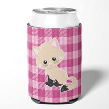 Load image into Gallery viewer, Kitten Cat on Pink Can or Bottle Hugger BB6886CC