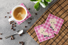 Load image into Gallery viewer, Kitten Cat on Pink Foam Coaster  BB6886FC