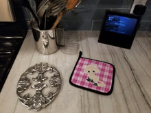Load image into Gallery viewer, Kitten Cat on Pink Pot Holders - Set of 2 - Heat-Resistant Kitchen Essentials BB6886PTHD