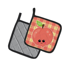 Load image into Gallery viewer, Perfectly Peach Pot Holders - Set of 2 - Heat-Resistant Kitchen Essentials BB6887PTHD