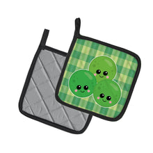 Load image into Gallery viewer, Three Peas Pot Holders - Set of 2 - Heat-Resistant Kitchen Essentials BB6890PTHD