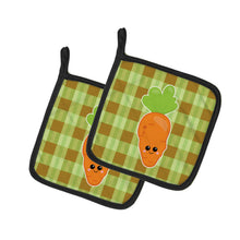 Load image into Gallery viewer, Carol the Carrot Pot Holders - Set of 2 - Heat-Resistant Kitchen Essentials BB6891PTHD