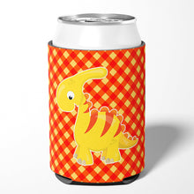 Load image into Gallery viewer, Parasaurolophus Dinosaur Can or Bottle Hugger BB6893CC