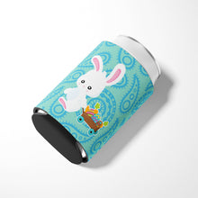 Load image into Gallery viewer, Easter Rabbit Paisley Blue Can or Bottle Hugger BB6898CC