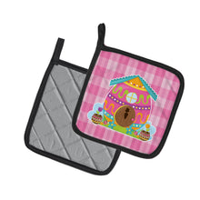 Load image into Gallery viewer, Easter Rabbit's House Pot Holders - Set of 2 - Heat-Resistant Kitchen Essentials BB6899PTHD