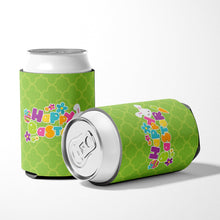 Load image into Gallery viewer, Happy Easter Green Quatrafoil Can or Bottle Hugger BB6900CC