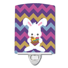 Load image into Gallery viewer, Easter Rabbit with Chocolate Heart Ceramic Night Light BB6901CNL