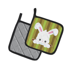 Load image into Gallery viewer, Easter Rabbit Hole Pot Holders - Set of 2 - Heat-Resistant Kitchen Essentials BB6904PTHD