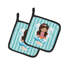 Load image into Gallery viewer, Fairy on Mushroom Pot Holders - Set of 2 - Heat-Resistant Kitchen Essentials BB6905PTHD