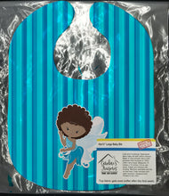 Load image into Gallery viewer, Fairy Blue Stripes Baby Bib BB6906BIB