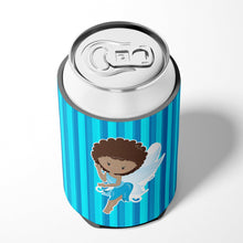 Load image into Gallery viewer, Fairy Blue Stripes Can or Bottle Hugger BB6906CC