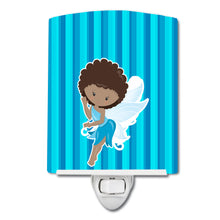 Load image into Gallery viewer, Fairy Blue Stripes Ceramic Night Light BB6906CNL