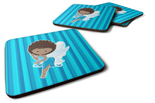 Load image into Gallery viewer, Fairy Blue Stripes Foam Coaster  BB6906FC