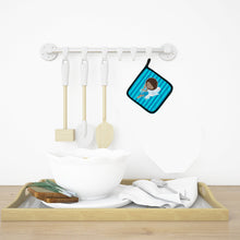 Load image into Gallery viewer, Fairy Blue Stripes Pot Holders - Set of 2 - Heat-Resistant Kitchen Essentials BB6906PTHD