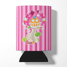 Load image into Gallery viewer, Fairy House Pink Stripes Can or Bottle Hugger BB6907CC