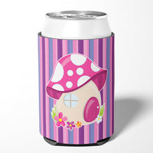 Load image into Gallery viewer, Fairy House Pink and Purple Can or Bottle Hugger BB6908CC