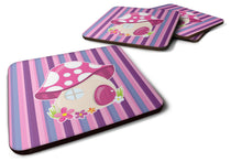 Load image into Gallery viewer, Fairy House Pink and Purple Foam Coaster  BB6908FC