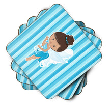 Load image into Gallery viewer, Fairy Blue Stripes Foam Coaster  BB6910FC