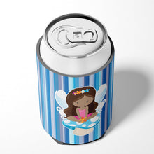 Load image into Gallery viewer, Fairy Blue Stripes Can or Bottle Hugger BB6917CC
