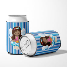 Load image into Gallery viewer, Fairy Blue Stripes Can or Bottle Hugger BB6917CC