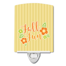 Load image into Gallery viewer, Fall Fun Stripes Ceramic Night Light BB6918CNL