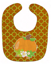 Load image into Gallery viewer, Fall Pumpkin Orange Quatrfoil Baby Bib BB6919BIB